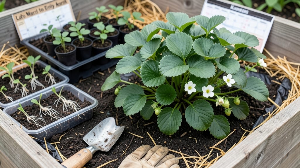 When Do You Plant Strawberries in Kansas: Exact Months by Variety for Zero-Frost Success