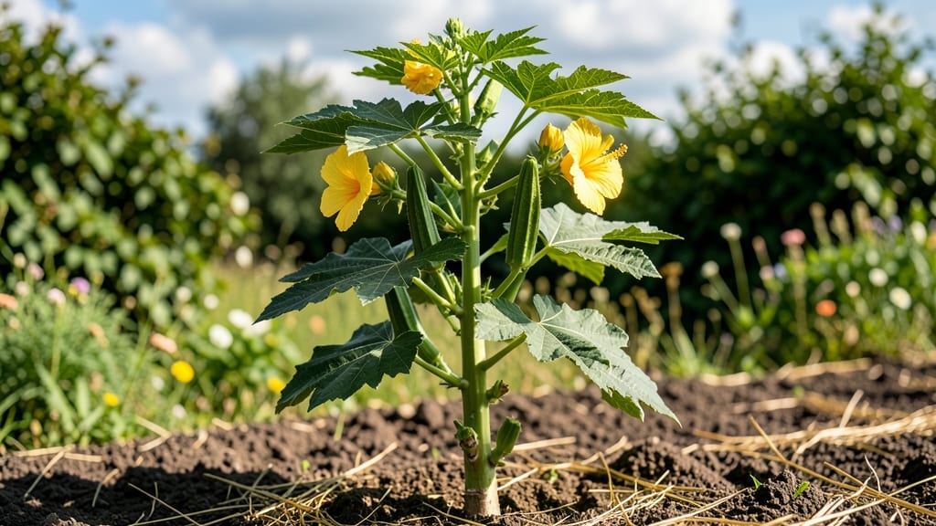 How Tall Do Okra Plants Grow: Exact Heights by Variety and Growing Conditions