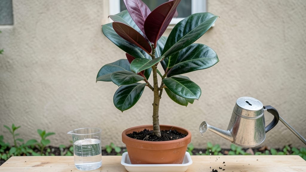 Rubber Plant Watering Guide: The Exact Schedule for Thriving Leaves
